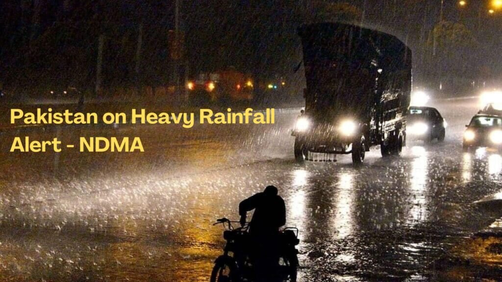 Heavy Rainfall Alert Advisory by NDMA